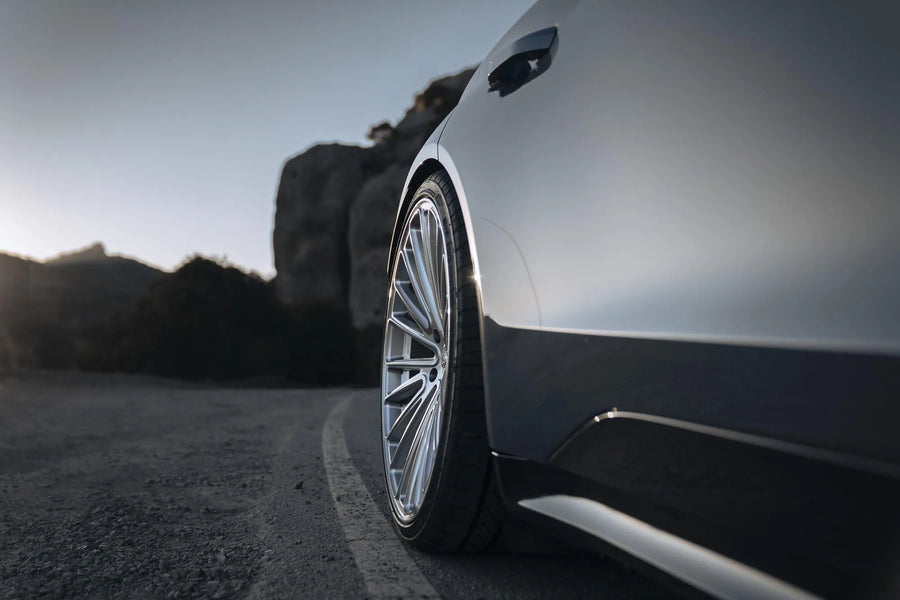 2024 Audi E-Tron GT RS on BD-715 wheels in Brushed Silver