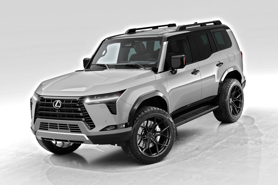2025 Lexus GX550 Blaque Diamond BD-FR25-6 Satin Black Wheels