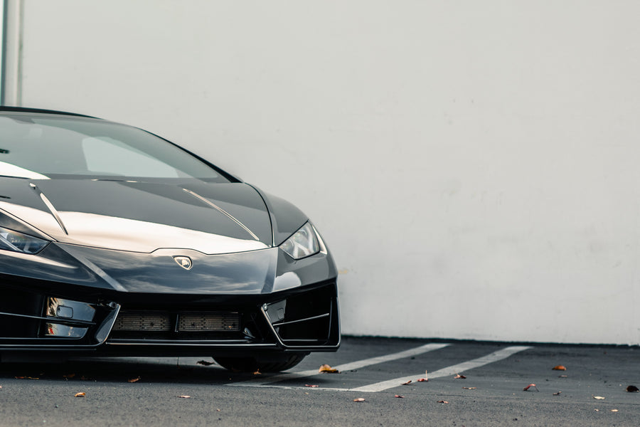A 2017 Huracan on Blaque Diamond BD-F18 on Gloss Black Wheels