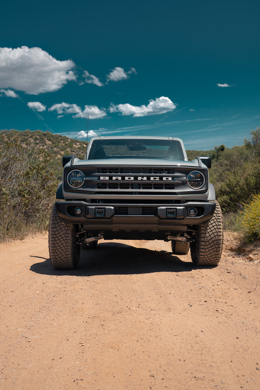 A 2022 Ford Bronco on Blaque Diamond BD-O102 Matte Bronze Wheels