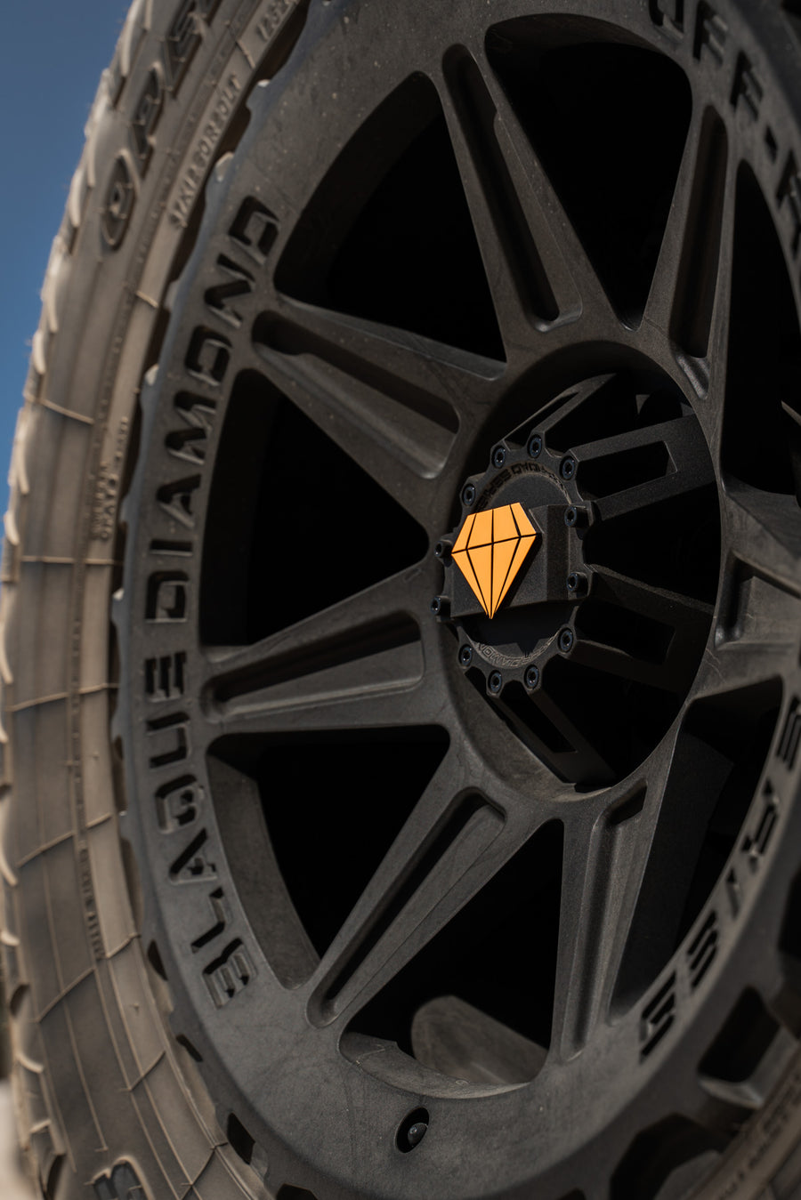 A 2022 Ram 1500 TRX on Blaque Diamond BD-O102 Textured Black Wheels