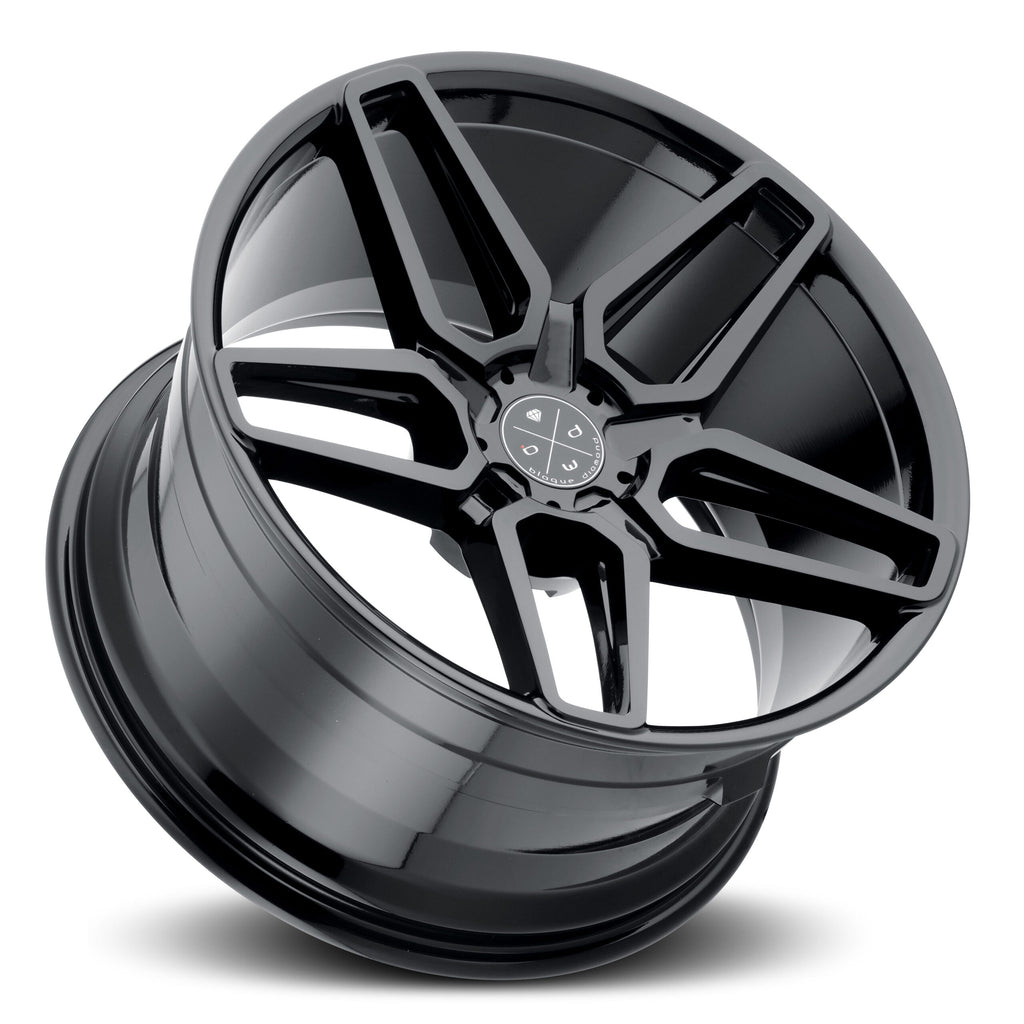 BD-17-5 22x10.5 Front | 22x10.5 Rear Gloss Black Finish *NEW* (Set of 4 wheels)