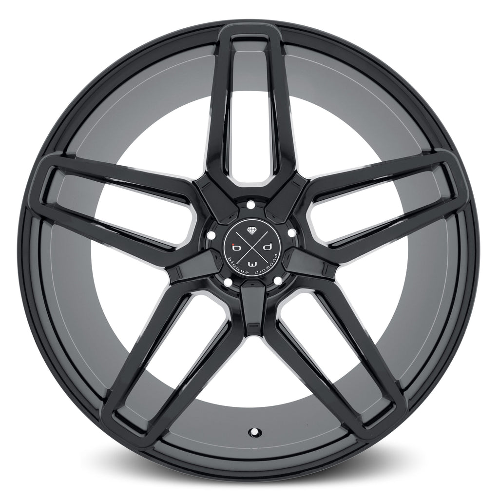 BD-17-5 22x10.5 Front | 22x10.5 Rear Gloss Black Finish *NEW* (Set of 4 wheels)
