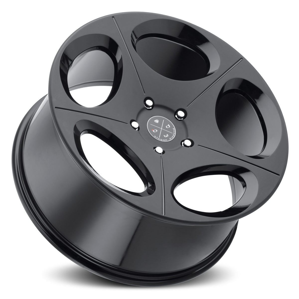 BD-77 20x10 Front | 20x10 Rear Gloss Black w/ Matte Black Face Finish *NEW* (Set of 4 wheels) — 5x112