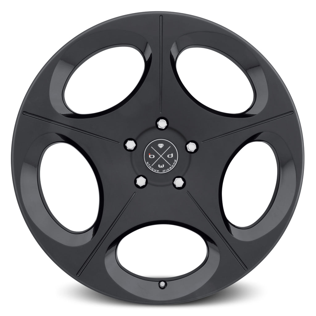 BD-77 20×11 +42 | 20×11 +42 (5×112) Gloss Black w/ Matte Black Face Finish *NEW* (Set of 4 wheels)