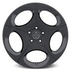 BD-77 20x10 Front | 20x10 Rear Gloss Black w/ Matte Black Face Finish *NEW* (Set of 4 wheels) — 5x112