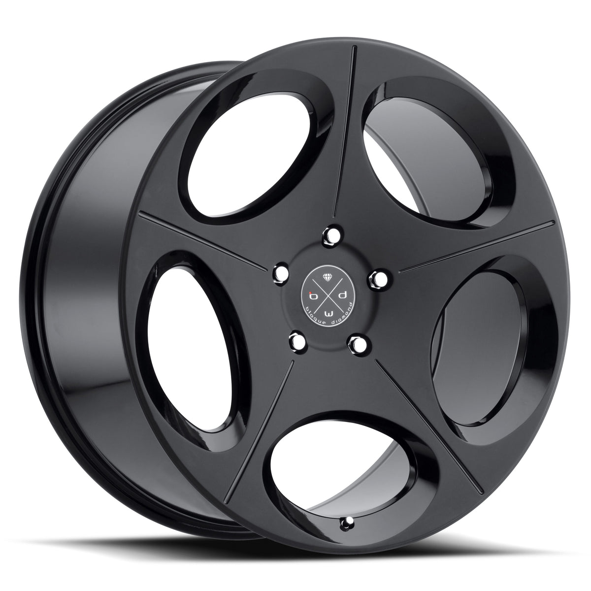 BD-77 20x11 Front | 20x11 Rear Gloss Black w/ Matte Black Face Finish *NEW* (Set of 4 wheels)