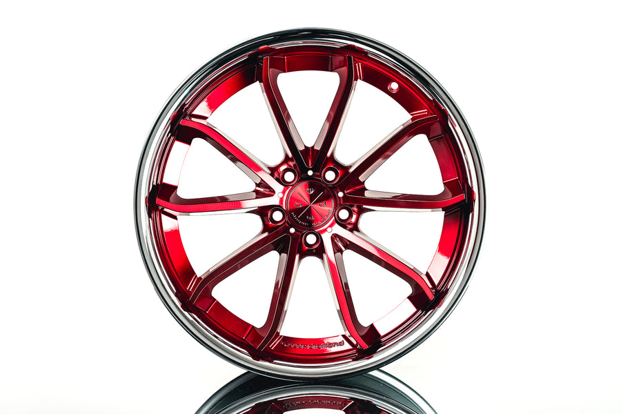 BD23 Candy Apple Red w/ Chrome SS Lip | Classic Series Wheel