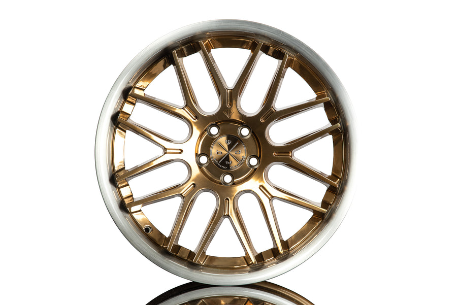 BD27 Polished Monaco Copper w/ Brushed Lip | Classic Series Wheel