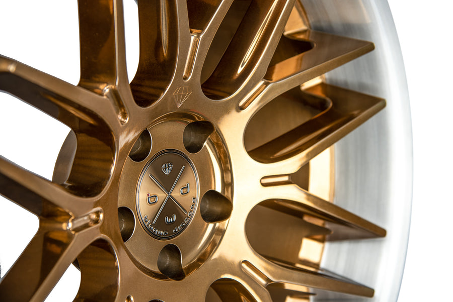 BD27 Polished Monaco Copper w/ Brushed Lip | Classic Series Wheel