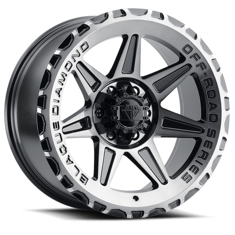 BD-O102 Gloss Black with Tinted Machine Face