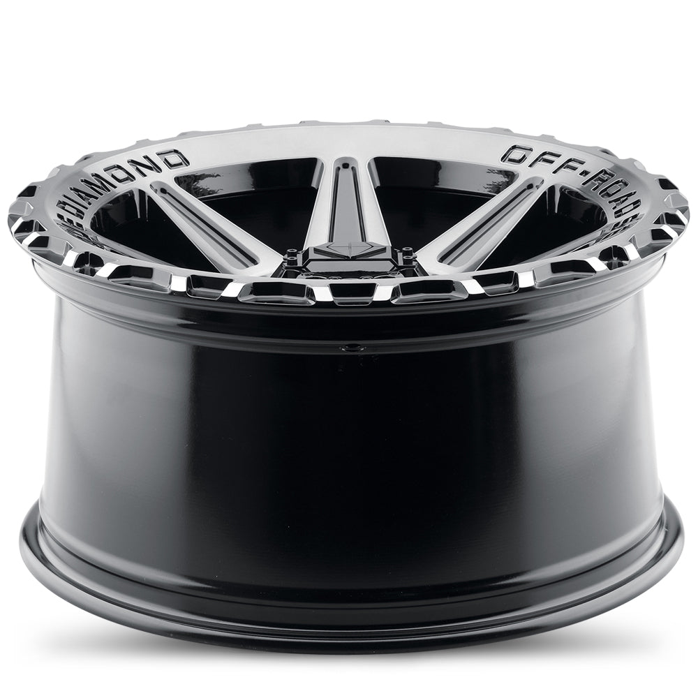 BD-O102 Gloss Black with Tinted Machine Face