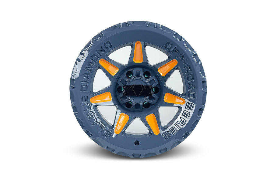 BD-O102 Azure Grey Metallic w/ Orange | Off-Road Series | Blaque Diamond