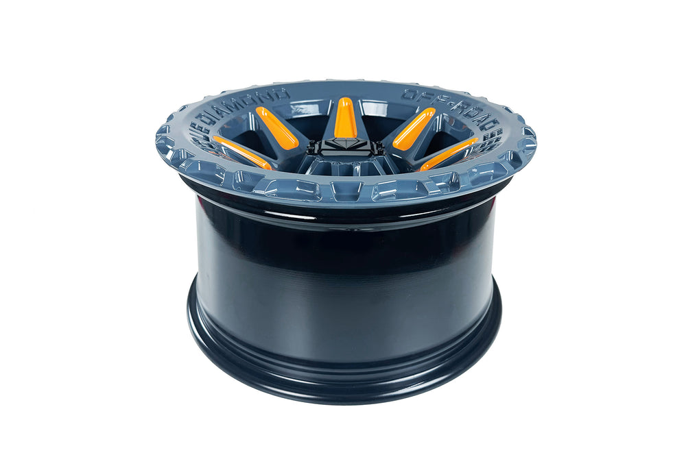 BD-O102 Azure Grey Metallic w/ Orange | Off-Road Series | Blaque Diamond