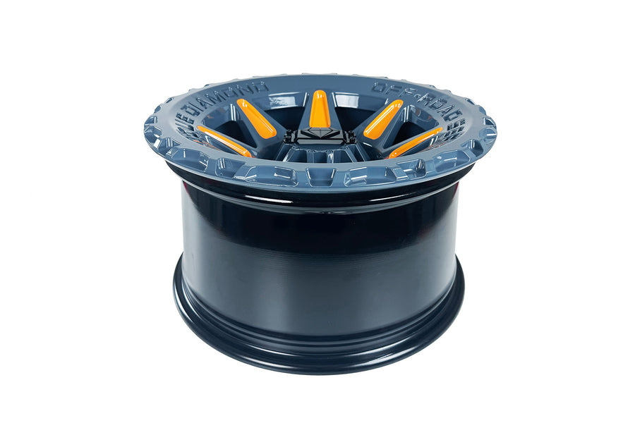 BD-O102 Azure Grey Metallic w/ Orange | Off-Road Series | Blaque Diamond