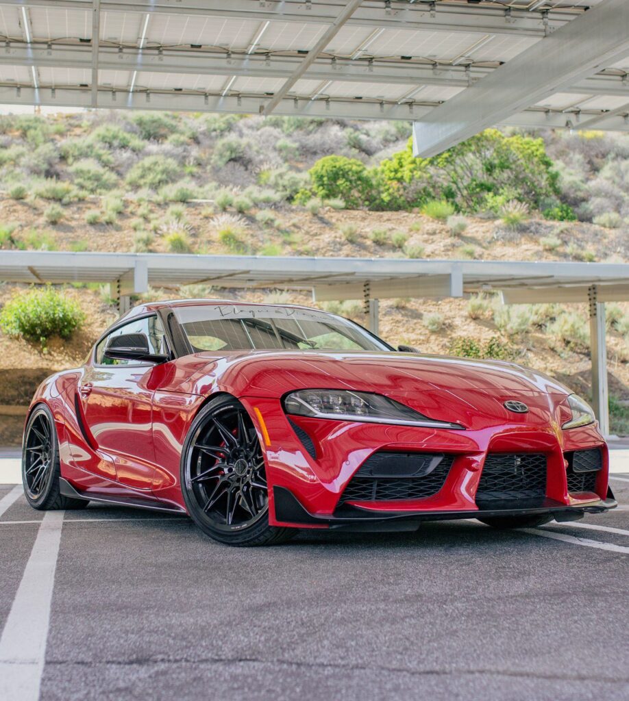 What are Directional Wheels? with a Toyota Supra on Blaque Diamond BD-F20 Gloss Black Wheels