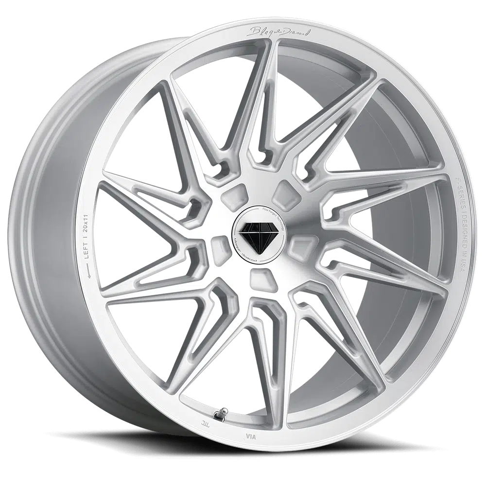Blaque Diamond BD-F20 Brushed Silver wheel product photo