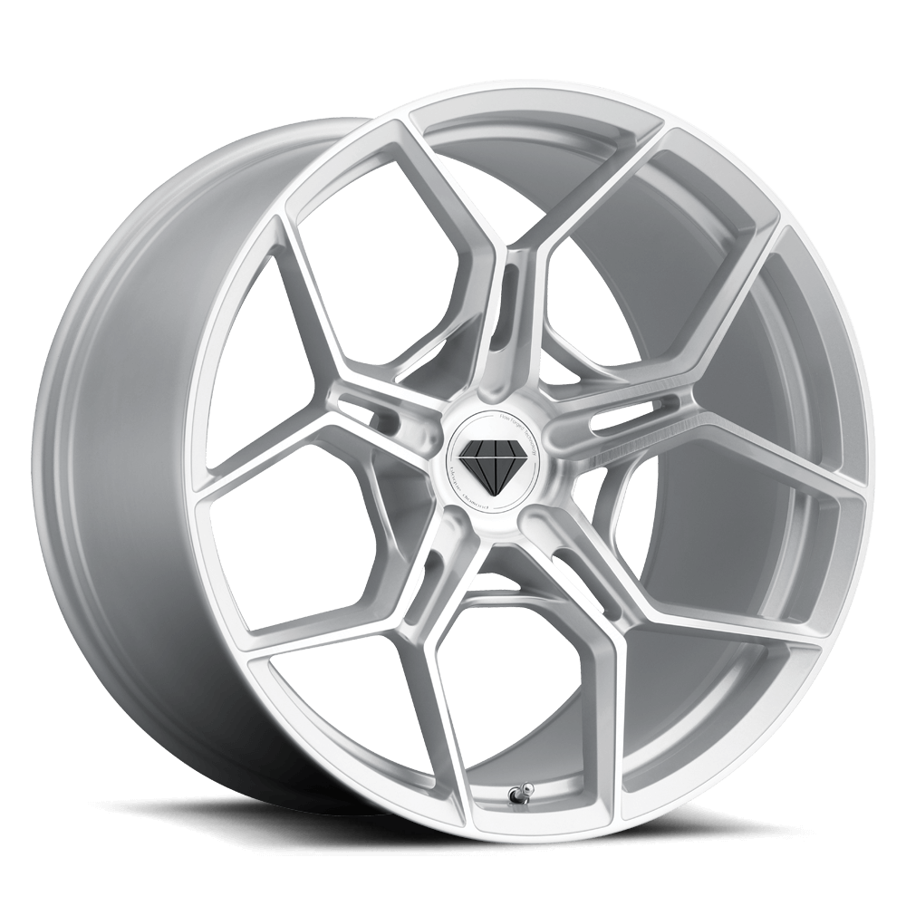 Blaque Diamond BD-F25 Brushed Silver wheel product photo