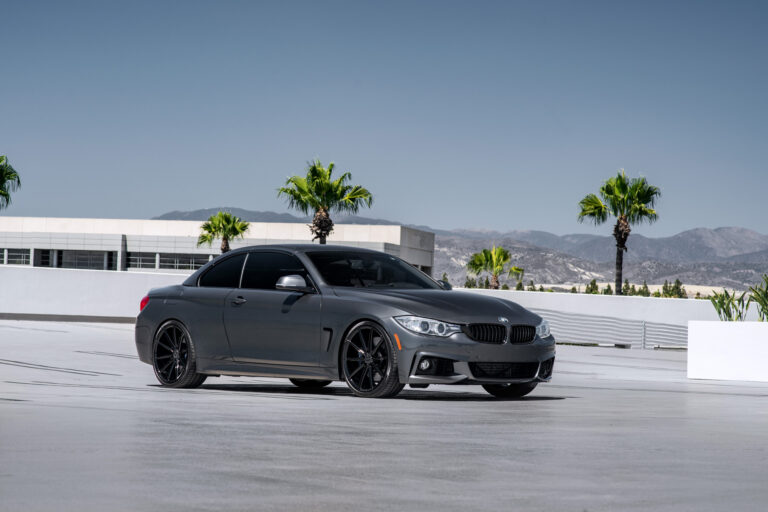 A 2014 BMW 435i on Blaque Diamond BD-11 Gloss Black Wheels