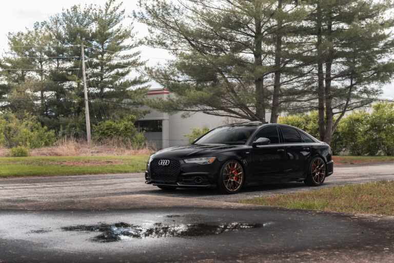 A 2016 Audi A6 Ryan Vibe on Blaque Diamond BD-F18 Bronze Wheels