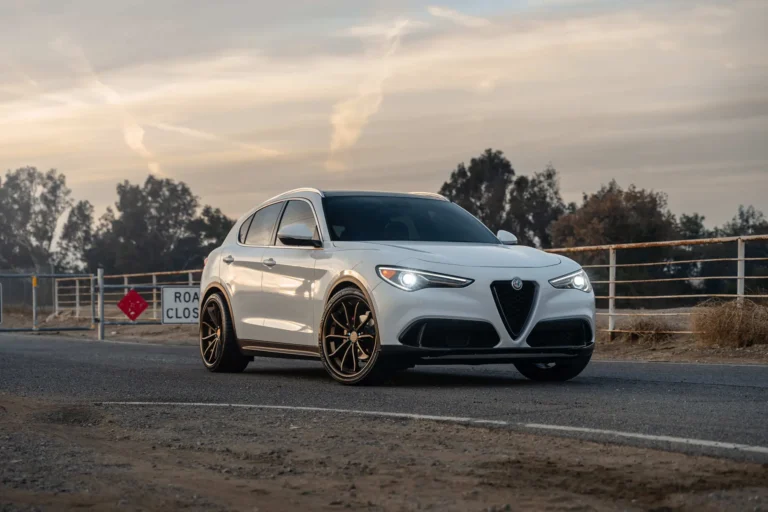 2020 Alfa Romeo Stelvio on Blaque Diamond BD-23 Bronze Wheels