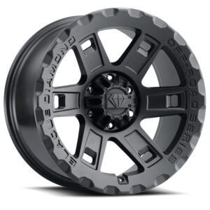 Blaque Diamond BD-O801 6 Lug 20x10 Textured Black Wheel Product Photo