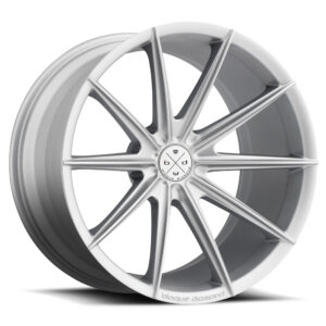 Blaque Diamond BD-11 20x11 Matte Silver Wheel Product Photo