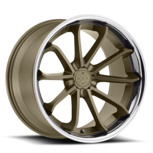 Blaque Diamond 20x11 BD-23 Bronze with Chrome Lip Wheels