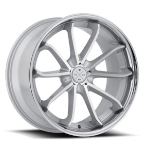 Blaque Diamond BD-23 20x10 Silver Wheel Product Photo