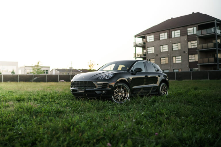 A 2017 Porsche Macan S on Blaque Diamond BD-23 Bronze Wheels