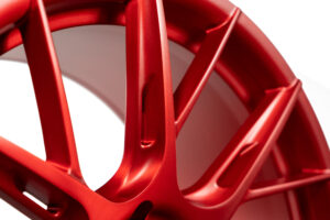 Blaque Diamond BD-F18 Custom Finish BD-F18 Anodized Red Flow Forged Series Wheel Product Photo