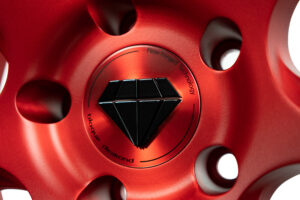 Blaque Diamond BD-F18 Custom Finish BD-F18 Anodized Red Flow Forged Series Wheel Product Photo