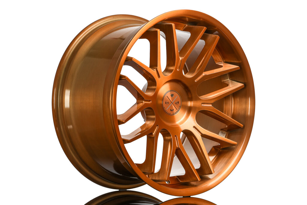 Blaque Diamond BD27 Brushed Copper Classic Series Wheel Product Photo