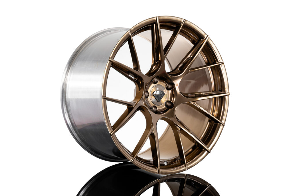 Blaque Diamond BD-F18 Custom Finish Matte Bronze Flow Forged Series Wheel Product Photo
