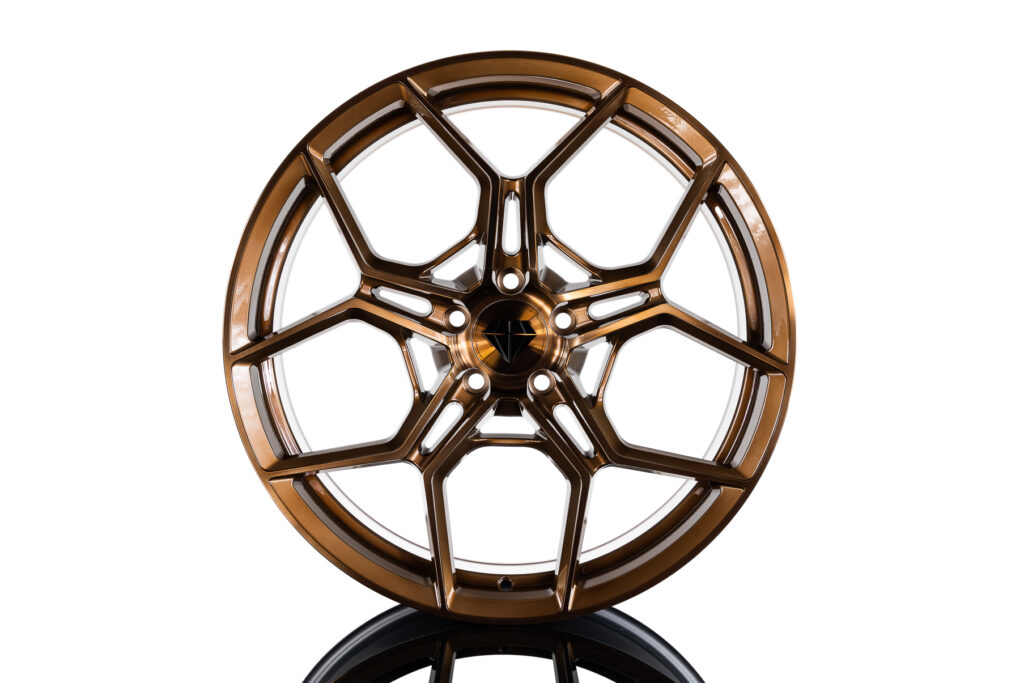 Blaque Diamond BD-F18 Brushed Bronze Flow Formed Series Wheel Product Photo