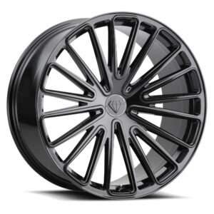 A Blaque Diamond BD-715 22 Inch Gloss Black Wheel Product Photo