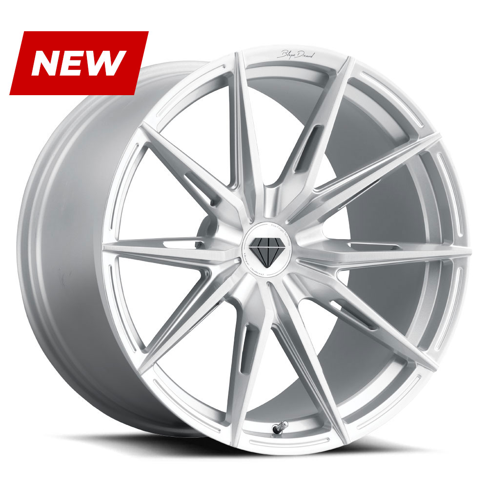 Blaque Diamond BD-F29 Brushed Silver Wheel Product Photo