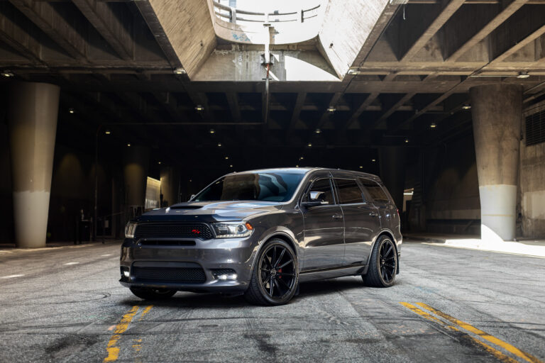 A 2018 Dodge Durango RT on Blaque Diamond BD-11 Gloss Black Wheels