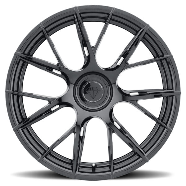 Blaque Diamond BD-F18 Brushed Silver 20x12 Wheel Product Photo