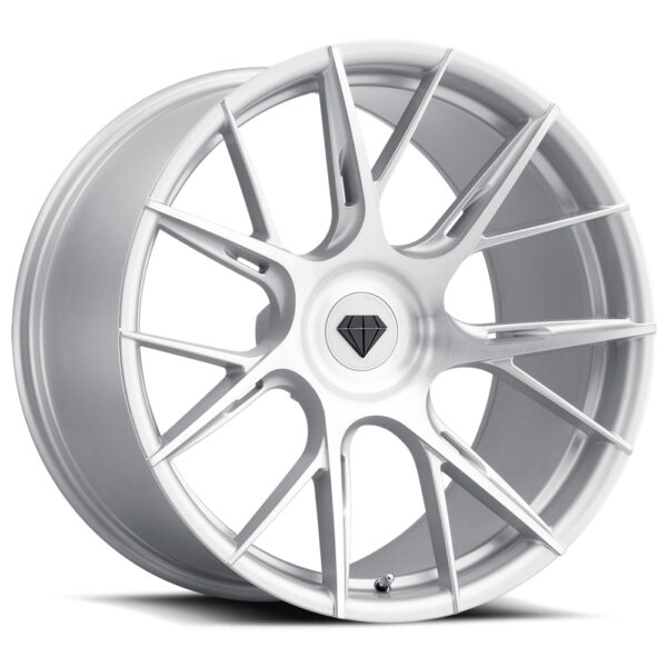 Blaque Diamond BD-F18 Brushed Silver 20x12 Wheel Product Photo