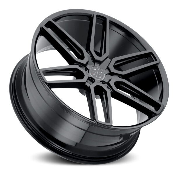 Blaque Diamond BD-17-6 Gloss Black Face 24x10 Wheel Product Photo