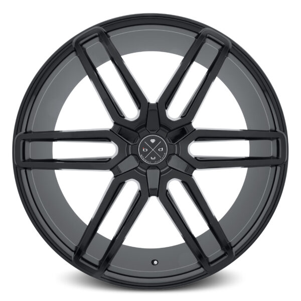 Blaque Diamond BD-17-6 Gloss Black Face 24x10 Wheel Product Photo