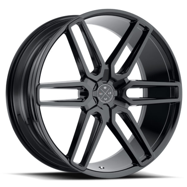 Blaque Diamond BD-17-6 Gloss Black Face 24x10 Wheel Product Photo