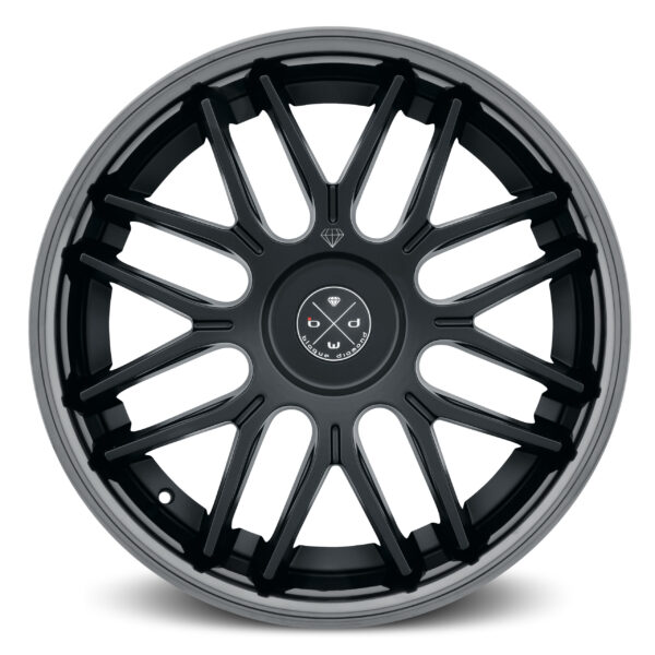 Blaque Diamond BD-27 Satin Black Face 20x11 Wheel Product Photo