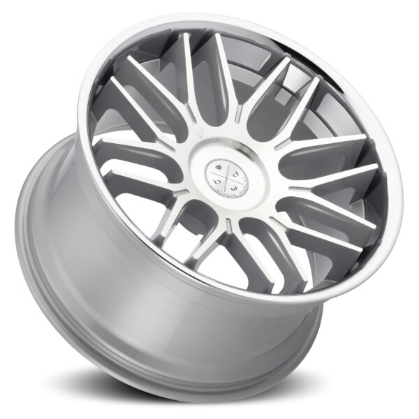 Blaque Diamond BD-27 Silver Machined Face 20x11 Wheel Product Photo