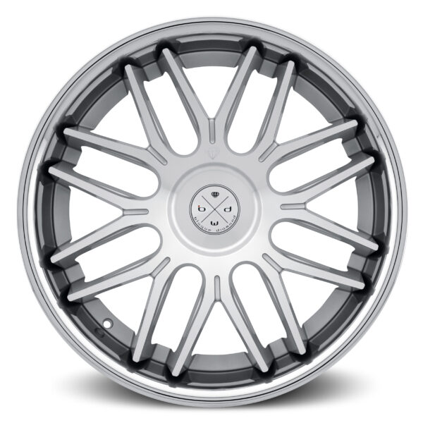 Blaque Diamond BD-27 Silver Machined Face 20x11 Wheel Product Photo