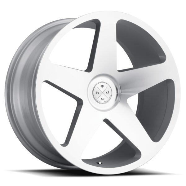Blaque Diamond BD-15 Silver Machined Face 20x10 Wheel Product Photo