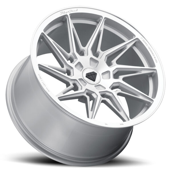 Blaque Diamond BD-F20 Brushed Silver 5 Lug 20x11 Wheel Product Photo