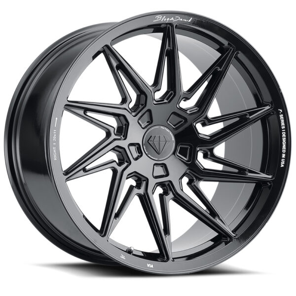 Blaque Diamond BD-F20 Gloss Black 5 Lug 20x11 Wheel Product Photo