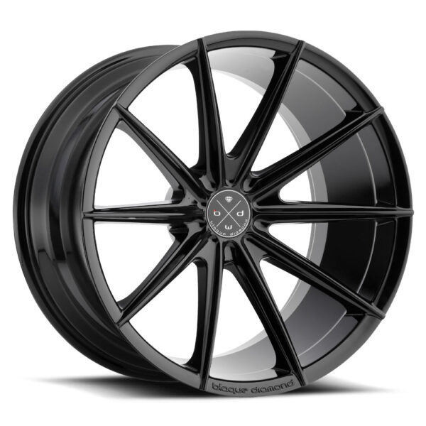 Blaque Diamond BD-11 Gloss Black Face 20x10 Wheel Product Photo